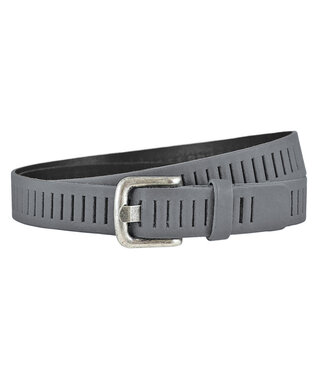 Landley Leren Geperforeerde Kinderriem - 3 cm - Grijs