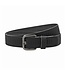Landley Leren Geperforeerde Sleufjes Riem - Dames en Heren - Breedte 4 cm - Unisex Ceintuur - Echt Leer - Zwart