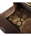 Landley Leren Horeca Portemonnee - Kelnerbeurs - Inclusief Ketting - Robuust Hunter Leer - Bruin