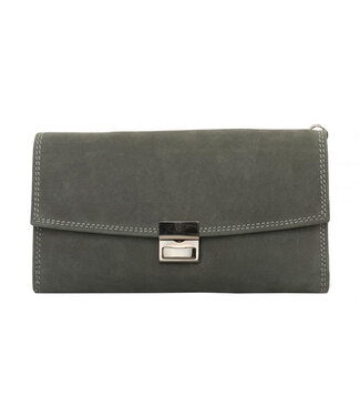 Landley Leren Horeca Portemonnee met Ketting Antraciet