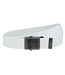 Landley Unisex Canvas Riem met Metalen Schuifgesp - Stretch - Koppelriem - Dames / Heren - Wit