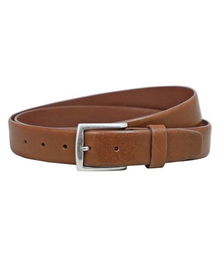 Landley Heren Luxe Pantalon Riem Leer - Cognac