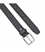 Landley Leren Jeans Riem Heren - Luxe Volnerf Nubuck Leer - Zwart