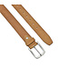 Landley Leren Jeans Riem Heren - Luxe Volnerf Nubuck Leer - Cognac