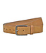 Landley Leren Jeans Riem Heren - Luxe Volnerf Nubuck Leer - Cognac
