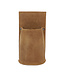 Houtkamp Leren Horeca Poetsdoekholster - Riem Holster voor Poetsdoek - Vintage Hunter Leer - Cognac Bruin