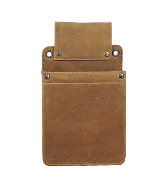 Houtkamp Leren Horeca Portemonnee Riem Holster - Cognac Bruin Houtkamp Leren Horeca Portemonnee Riem Holster - Cognac Bruin