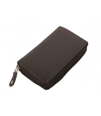 Houtkamp Creditcardhouder Waaier Leer - Bruin Houtkamp Creditcardhouder Waaier Leer - Bruin