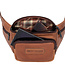 HillBurry Leren Unisex Heuptas met Verstelbare Riem – Cognac Bruin