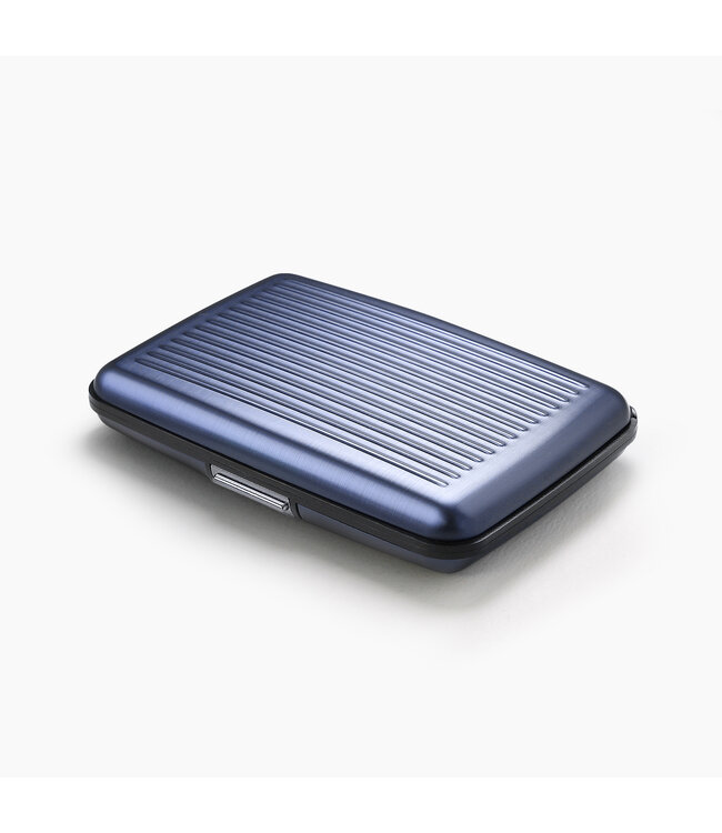 Ögon Designs Stockholm V3 Smart Case - Aluminium Creditcardhouder - RFID - Navy Blauw