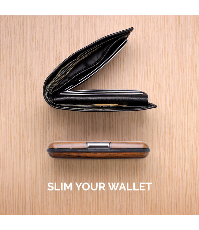 Ögon Designs Stockholm V3 Smart Case - Aluminium Creditcardhouder - RFID - Sequoia Print