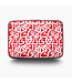Ögon Designs Stockholm V3 Smart Case - Aluminium Creditcardhouder - RFID - Rood - Harten Print