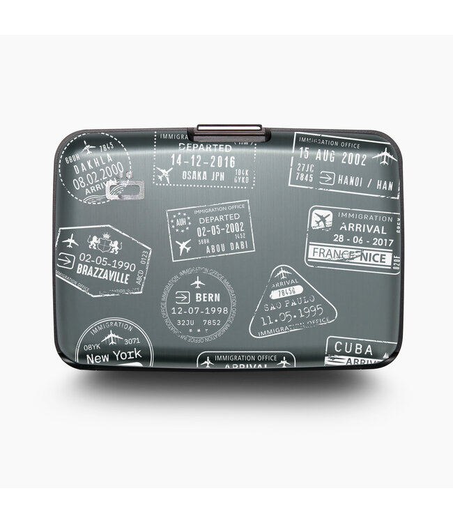 Ögon Designs Stockholm V3 Smart Case - Aluminium Creditcardhouder - RFID - Travel Print