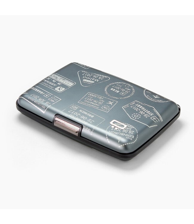 Ögon Designs Stockholm V3 Smart Case - Aluminium Creditcardhouder - RFID - Travel Print