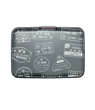 Ögon Designs Stockholm V3 Creditcardhouder - Travel Print