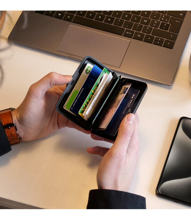 Ögon Designs Stockholm V3 Smart Case - Aluminium Creditcardhouder - RFID - Rose Goud