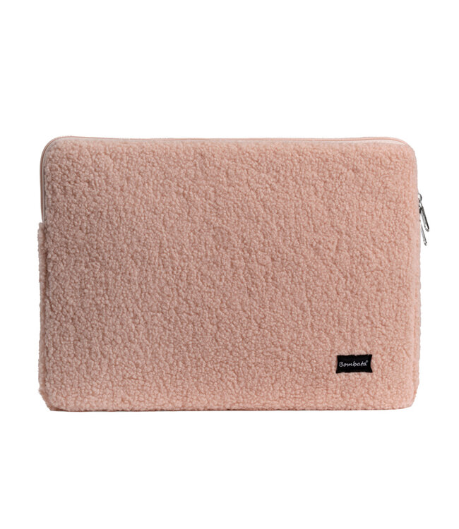 Bombata Teddy Laptop Sleeve - Laptop Hoes geschikt voor 13 / 13.3 / 14 inch Laptops - Roze