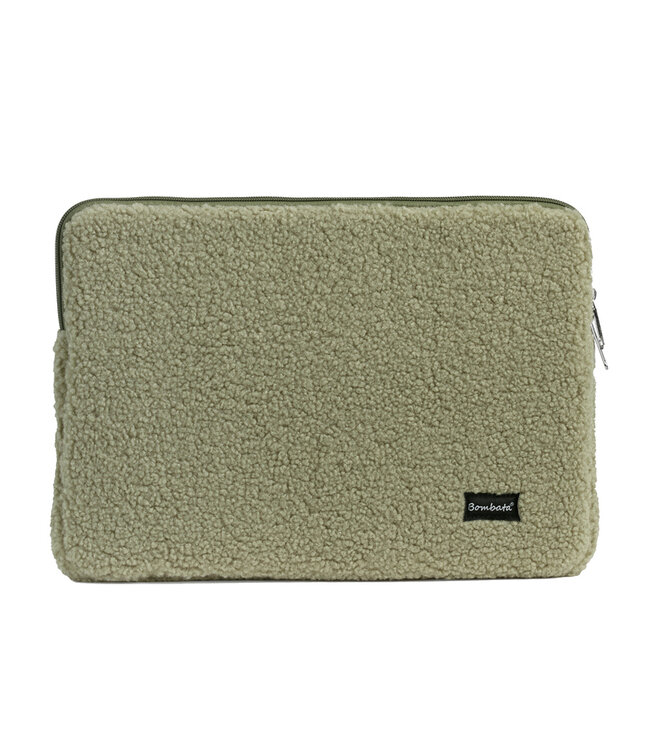 Bombata Teddy Laptop Sleeve - Laptop Hoes geschikt voor 13 / 13.3 / 14 inch Laptops - Groen