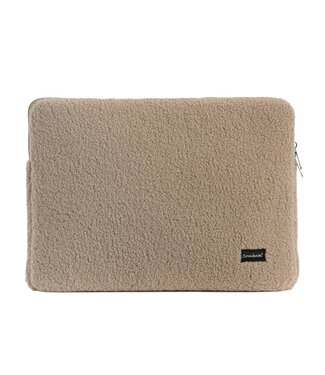 Bombata Teddy Laptop Sleeve - 15 / 16 inch - Taupe Bruin