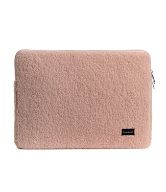 Bombata Teddy Laptop Sleeve - 15 / 16 inch - Roze
