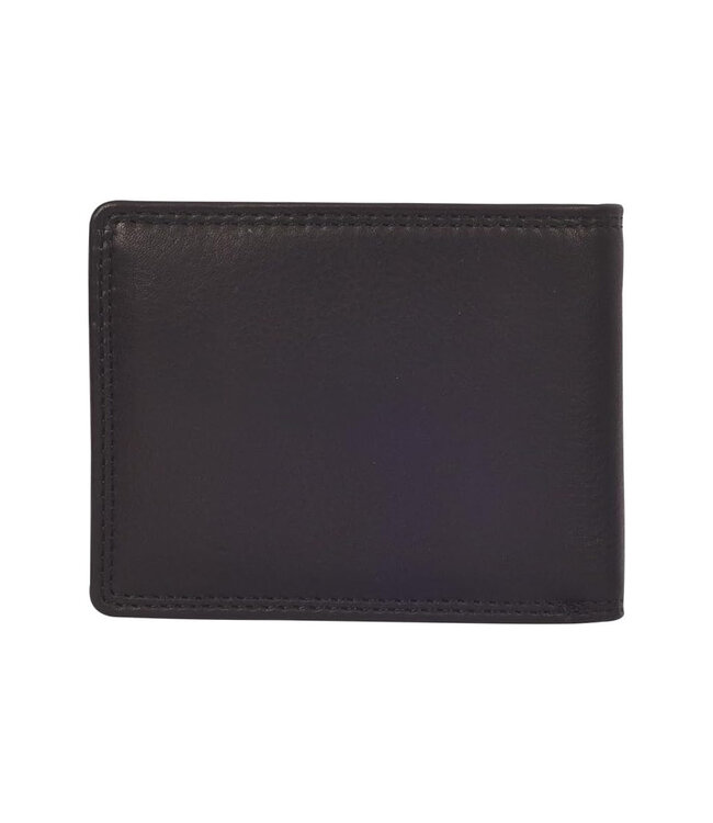 HillBurry V88806 Leren Heren Portemonnee Zwart