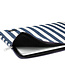 Bombata Versilia Universele Laptophoes Sleeve - Gestreept - 13 inch / 14 inch - Blauw