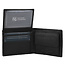 Houtkamp Compacte Leren Heren Billfold Portemonnee – Met Muntgeldvak & Flapje – 7 Pasjes – Echt Leer – Zwart