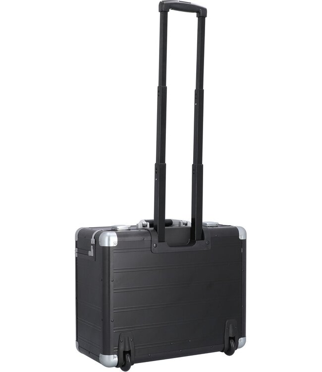 Alumaxx Discovery Pilotenkoffer – Aluminium Trolley – 15,6 inch Laptop – Zwart