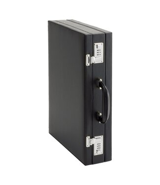 Alassio PONTE Attachékoffer Zwart – Kunstleer – A4