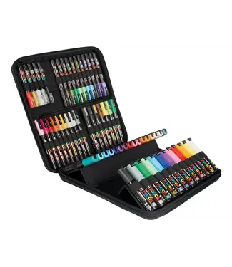 Posca Verfmarker Set - 60 Stuks - in Handige Koffer