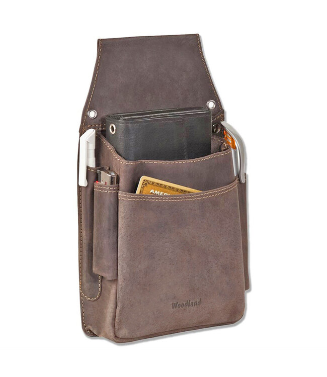 Woodland Robuuste Kelnerbeurs Holster - Bruin