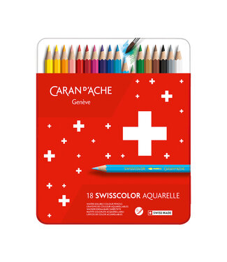 Caran d’Ache Swisscolor Aquarelpotloden - 18 stuks