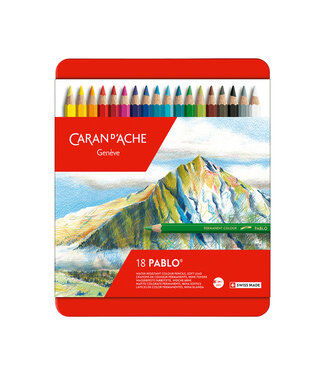 Caran d’Ache Pablo Kleurpotloden - Permanent - 18 Stuks