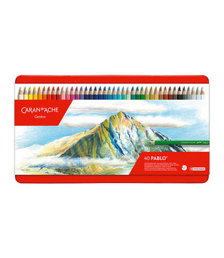 Caran d’Ache Pablo Kleurpotloden - Permanent - 40 Stuks