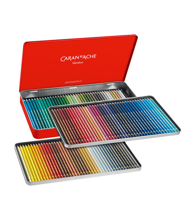 Caran d’Ache Pablo Kleurpotloden - Permanent - 120 Stuks - Metalen Blik