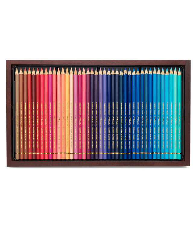 Caran d’Ache Pablo Kleurpotloden - Permanent - 120 Stuks - Houten Koffer