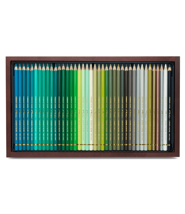 Caran d’Ache Pablo Kleurpotloden - Permanent - 120 Stuks - Houten Koffer