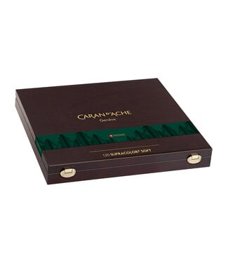 Caran d’Ache Supracolor Aquarelpotloden in Houten Doos – 120 Stuks