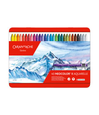 Caran d’Ache Neocolor II Aquarelle Waxpastels – 40 Kleuren