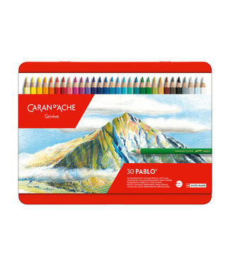 Caran d’Ache Pablo Kleurpotloden - Permanent - 30 Stuks