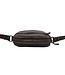 Landley Leren Schoudertas Heren & Dames – Crossbody Tas van Echt Leer met Dubbele Rits – Donkerbruin