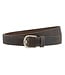 Landley Kinderriem Leer met Gleufjes - Stoer Hunter Leer - 3 cm - Jongens & Meisjes - Bruin