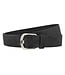 Landley Leren Gleufjesriem uit Hunter Leer – Stoere Jeansriem - Dames & Heren - 4 cm - Zwart