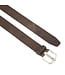 Landley Leren Gleufjesriem uit Hunter Leer – Stoere Jeansriem - Dames & Heren - 4 cm - Bruin