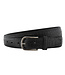 Landley Leren Heren Riem met Krokoprint – Pantalonriem 35 mm – Echt Leer – Zwart