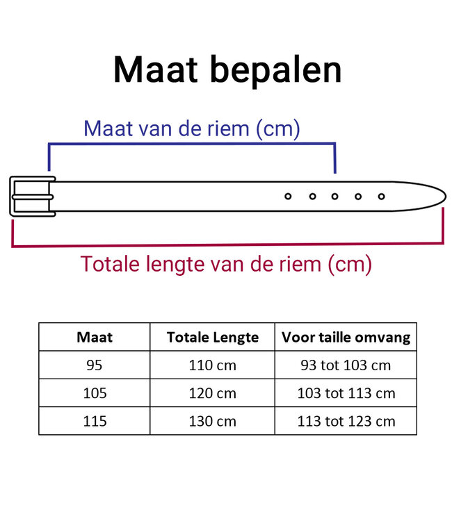 Landley Leren Heren Riem met Krokoprint – Pantalonriem 35 mm – Echt Leer – Donker Cognac