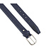Landley Leren Heren Riem met Krokoprint – Pantalonriem 35 mm – Echt Leer – Blauw