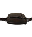 Landley Leren Schoudertas Heren - Crossbody Tas van Echt Leer - Verstelbare Schouderriem - Donkerbruin