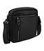 Landley Leren Schoudertas Heren - Crossbody Tas van Echt Leer - Verstelbare Schouderriem - Zwart