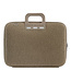 Bombata Teddy Universele Laptoptas 15 / 15,6 / 16 inch – Teddy Stof – Met Schouderriem – Taupe